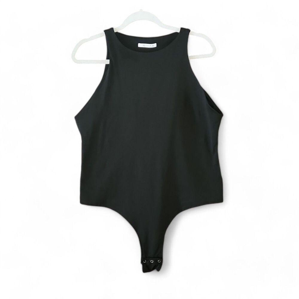REORIA Tank Bodysuit for Women. Halter/ thong. basic comfy slimming 2X